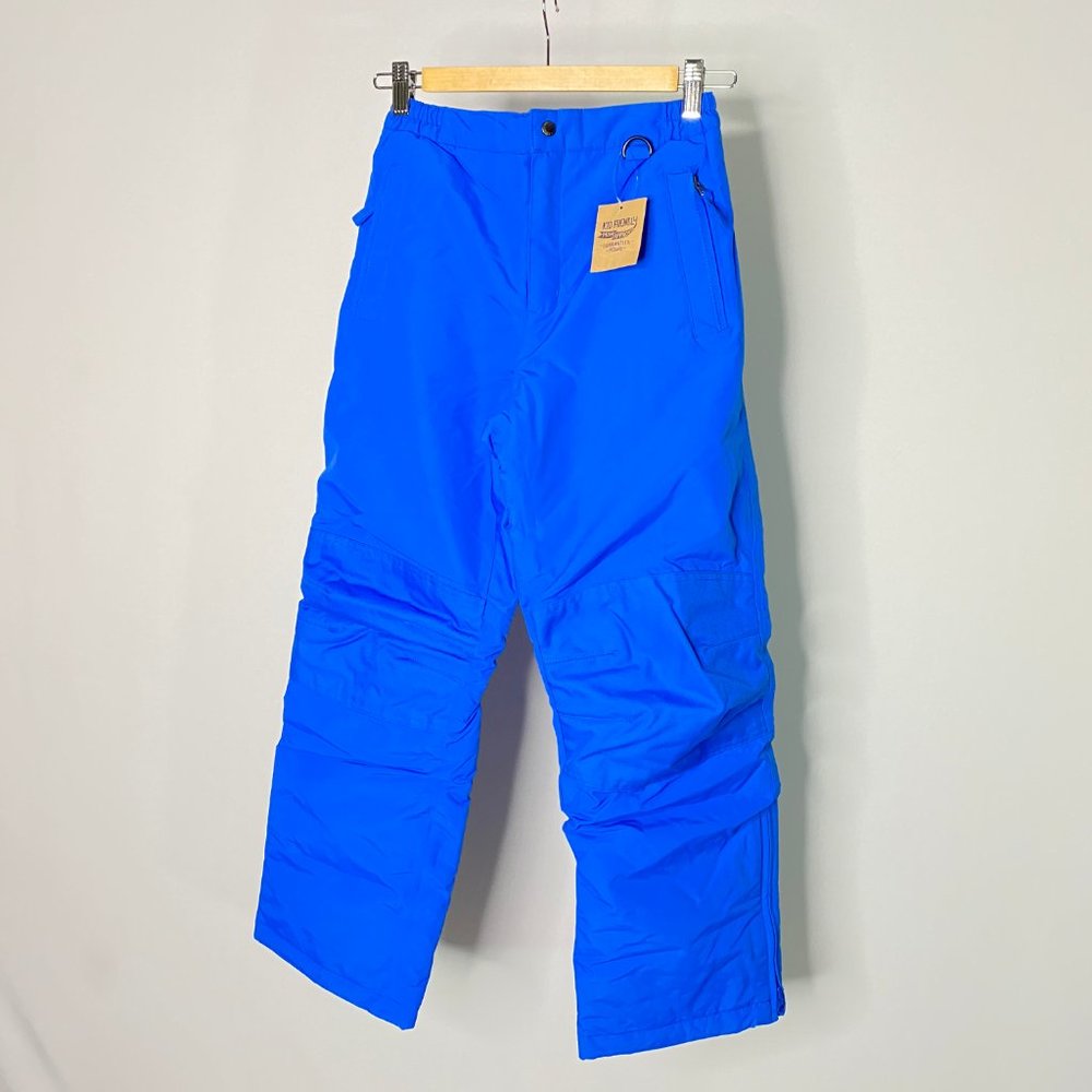 Lands' End Kids Ski Pants Blue NWT SZ 12S